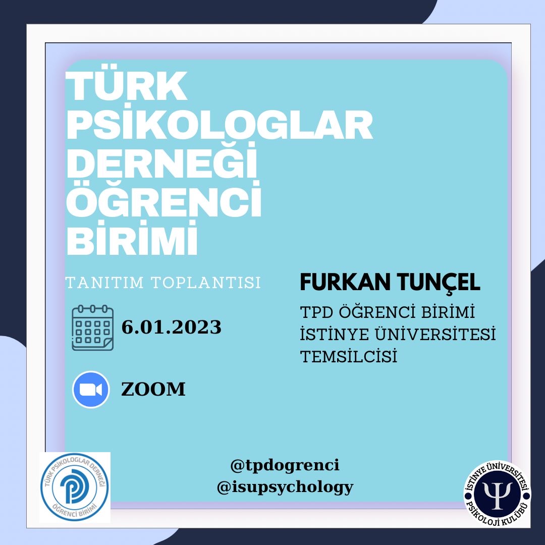 Psikoloji Kulübü- Türk Psikologlar Birimi Öğrenci Derneği