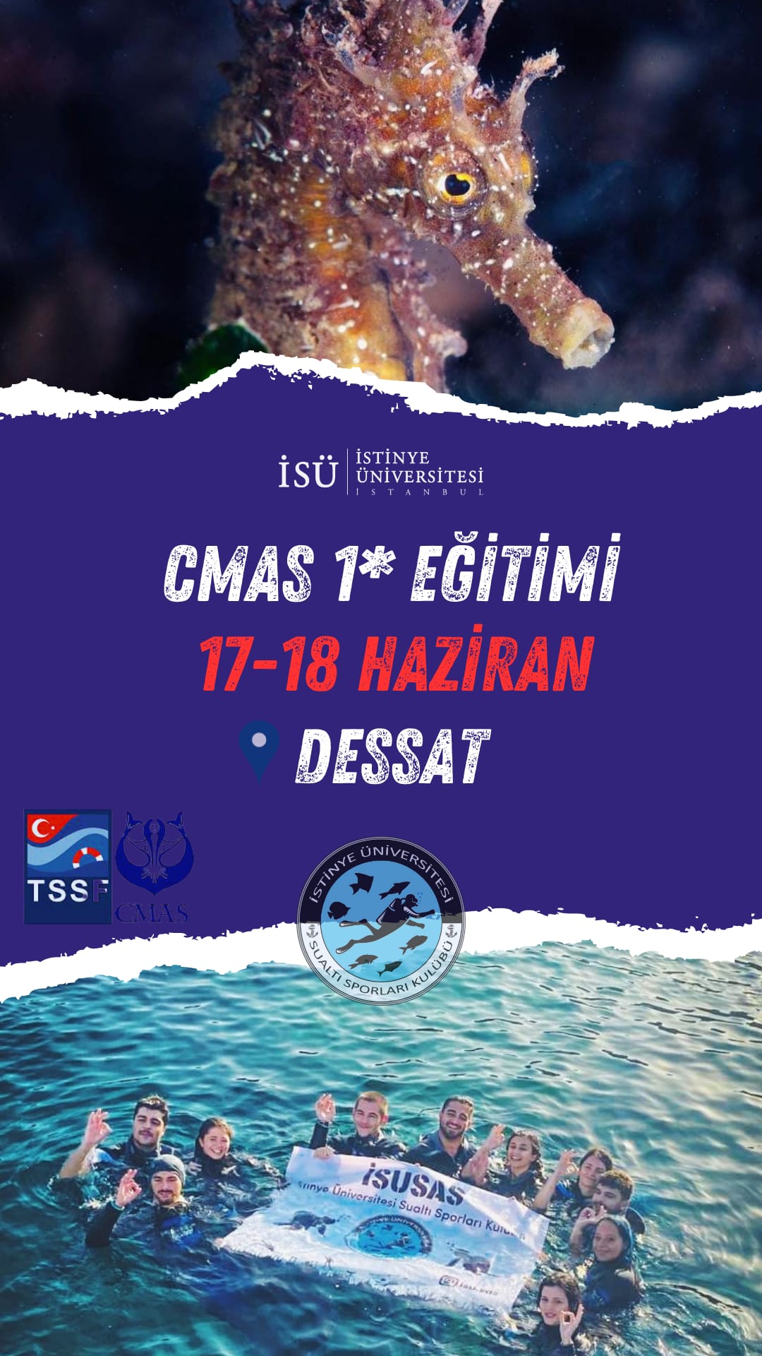 TSSF/Cmas 1* Diver Training- ISUSAS
